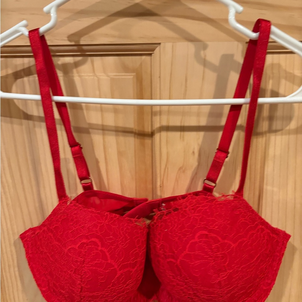 Victoria’s Secret  Red Lace Bra